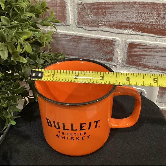 “3/$15” - Bulleit Frontier Whiskey Ceramic Stoneware Mug Coffee Cup - Excellent - Picture 8 of 9